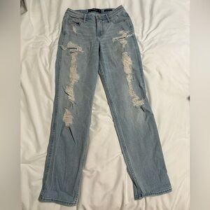 Hollister high rise mom jeans